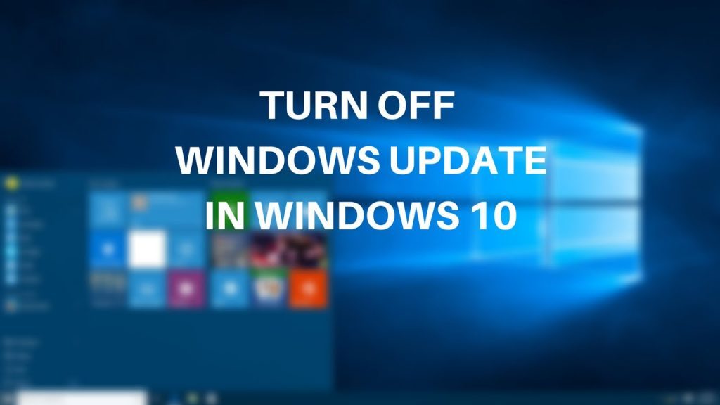 cách tắt update Windows 10