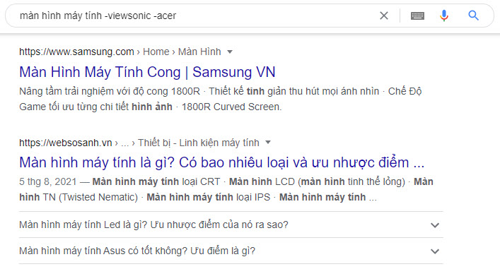 thủ thuật tìm kiếm trên Google